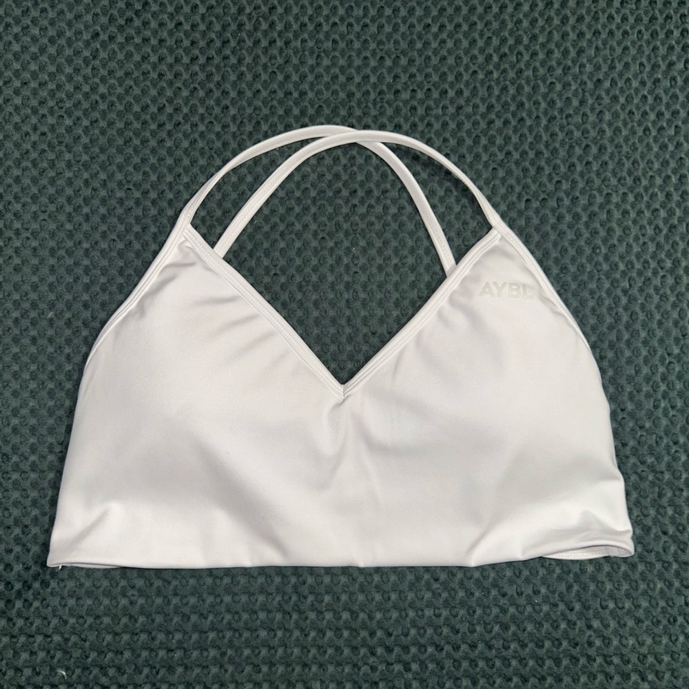 AYBL Classic White Double Strap Bra